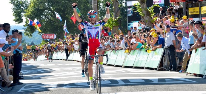 Joaquim Purito Rodríguez gana en el Tour