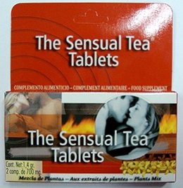 Sensual tea tablets