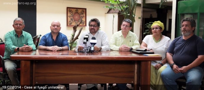 Miembros de la cúpula de las FARC en La Habana