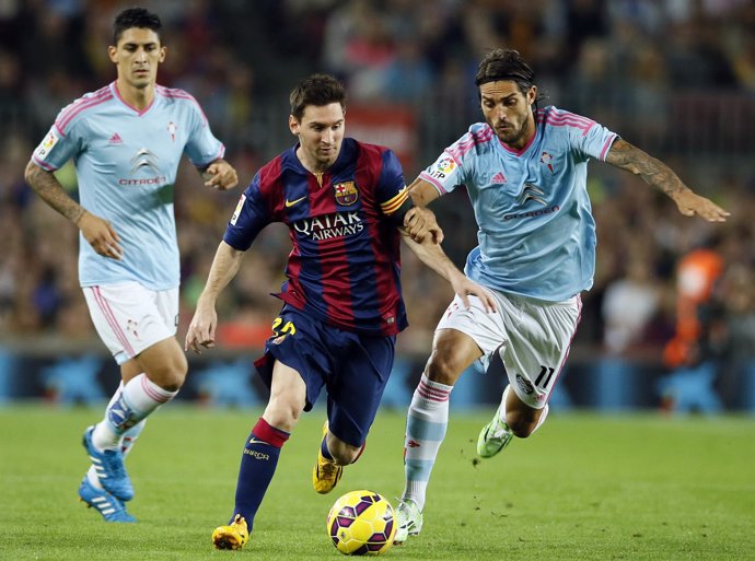 Barcelona Leo Messi Celta Joaquín Larrivey