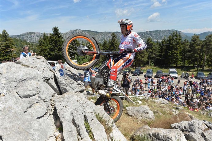 Toni Bou en el Gran Premio de Francia de Trial