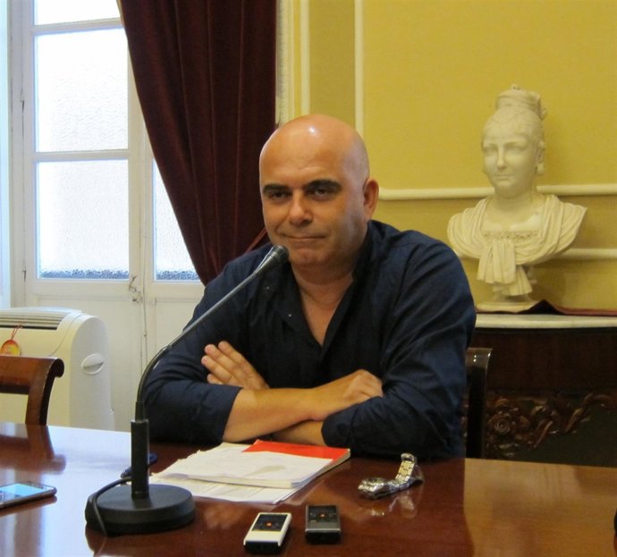 David Navarro (PCSSP), concejal de Economía del Ayuntamiento de Cádiz