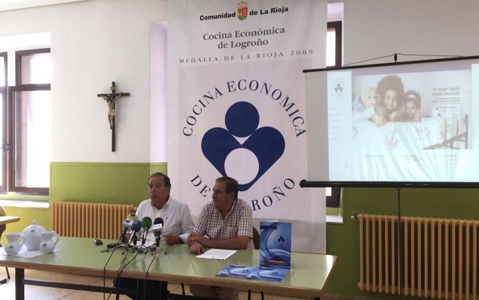 Javier Gracia y Emilio Carreras en la rueda de prensa