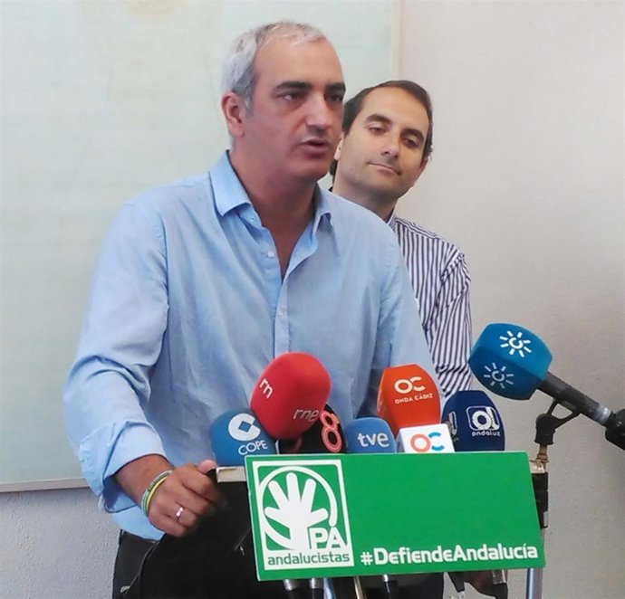 El secretario general del Partido Andalucista, Antonio Jesús Ruiz
