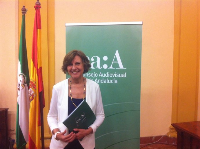 La presidenta del Consejo Audiovisual de Andalucía, Emelina Fernández Soriano.