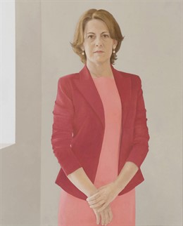 Retrato de Yolanda Barcina.