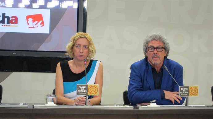 Luquin (IU) y Briz (CHA)