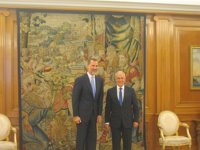 Ceniceros, "emocionado" porque la audiencia con el Rey es "momento histórico"