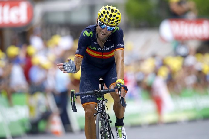 Alejandro Valverde en el Tour de Francia 2015