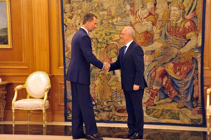 Felipe VI recibe a José Ignacio Ceniceros