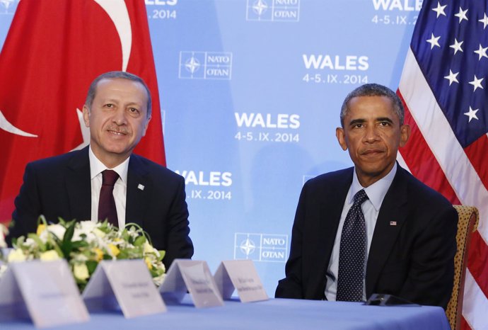 Barack Obama y Recep Tayyip Erdogan