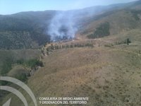 Incendios.- Un detenido como presunto autor del incendio forestal de Baza del pasado día 15