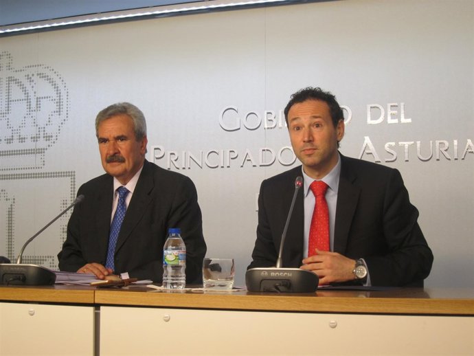 Graciano Torre y Guillermo Martínez en rueda de prensa. 