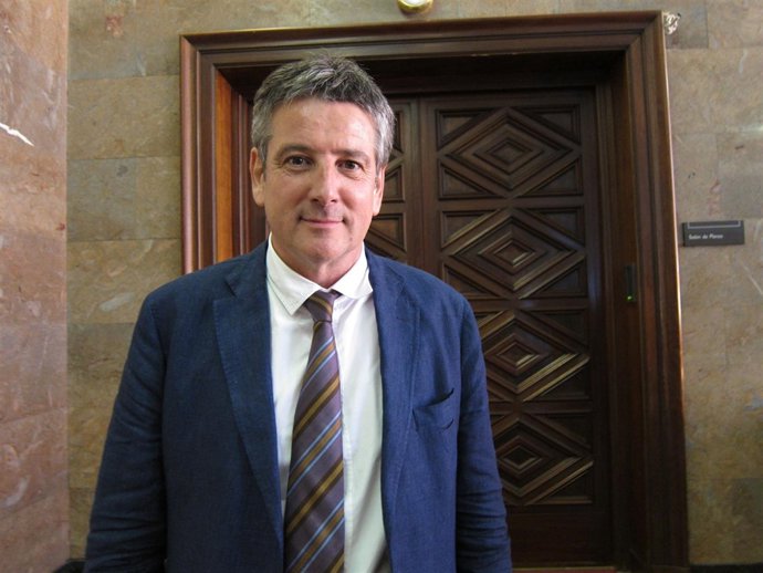 Javier Trivez, en el Ayuntamiento de Zaragoza