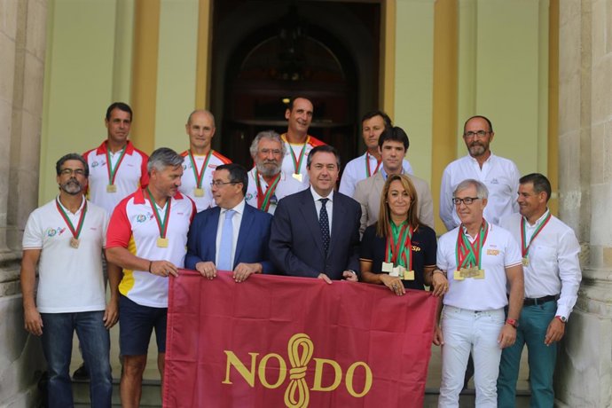 Recepción a los palistas.