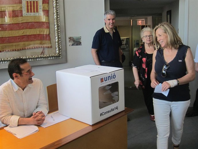 La vicepresidente de la Generalitat y militante de UDC, Joana Ortega