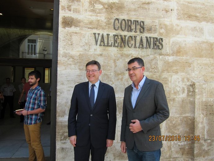 Ximo Puig y Enric Morera