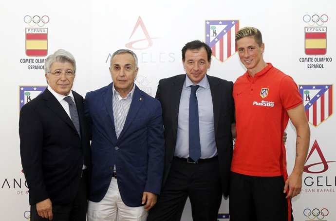 Fernando Torres, Enrique Cerezo, Alejandro Blanco en los Ángeles de San Rafael