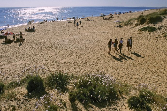 Imagen de la playa de Punta Umbría (Huelva).
