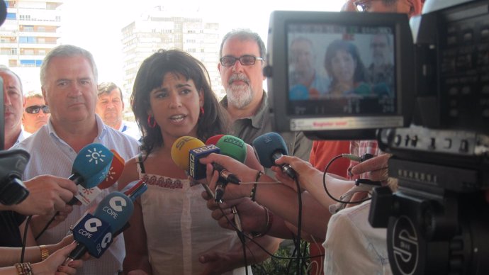 La secretaria general de Podemos en Andalucía, Teresa Rodríguez.