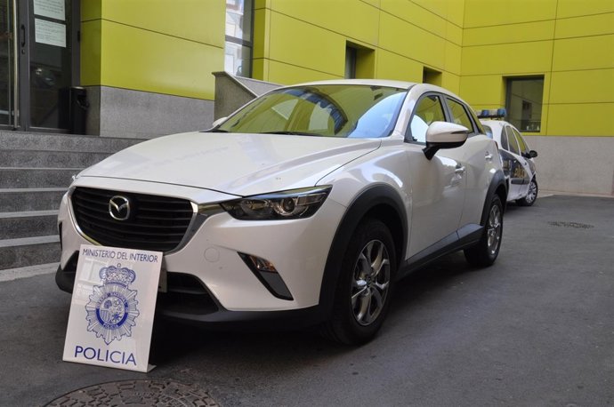 Imagen de uno de los vehículos intervenidos