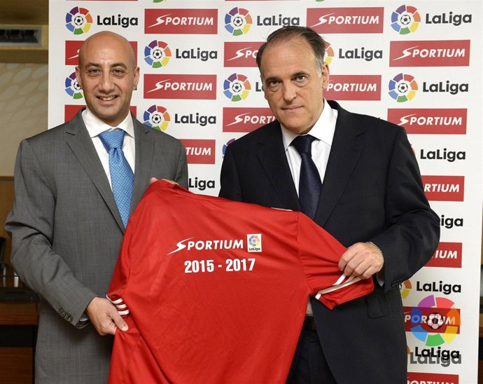 Alberto Eljarrat y Javier Tebas