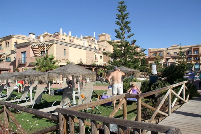 Hotel Barceló en la costa de Huelva. 