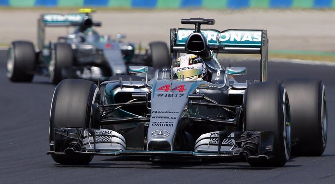 Lewis Hamilton, en los libres de Hungaroring
