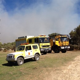 Incendios de vegetación en la provincia de Cádiz