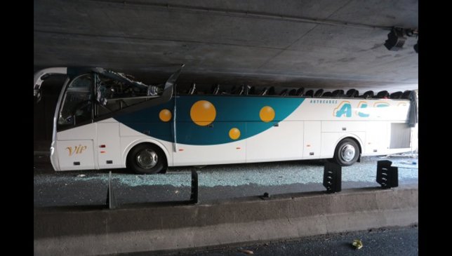 Accidente de un autobús español en Francia