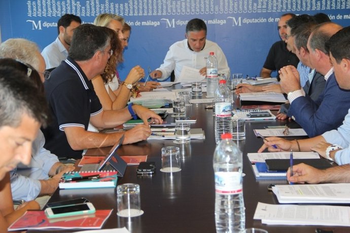 Reunión de la junta de gobierno de la Diputación de Málaga