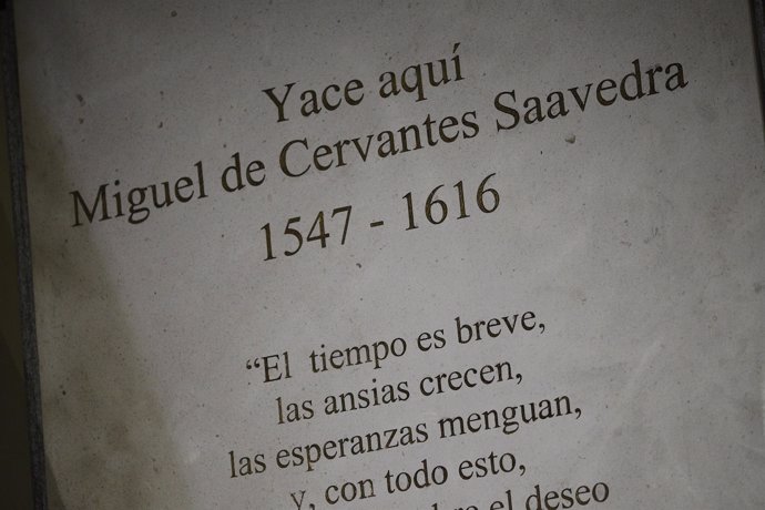 Descubrimiento del Monumento Funerario de Miguel de Cervantes