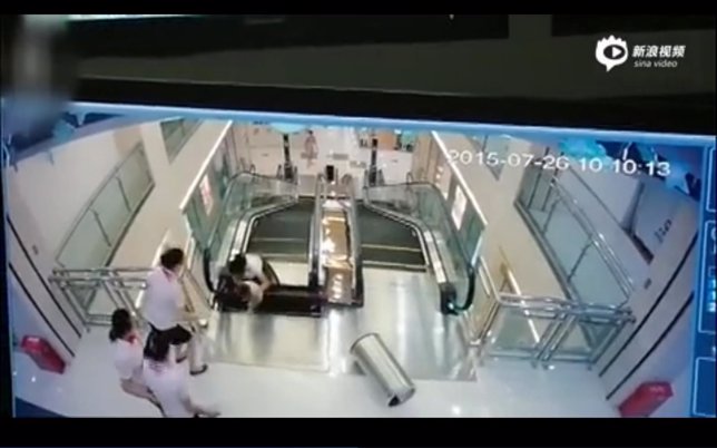 Escalera mecánica china 