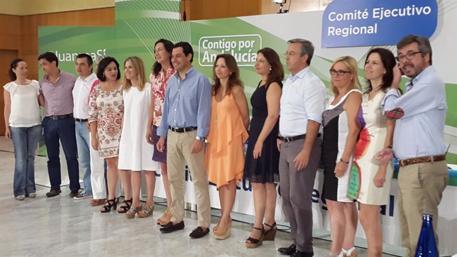  Juanma Moreno Comité Ejecutivo PP Andalucía PP-A Estructura Nueva