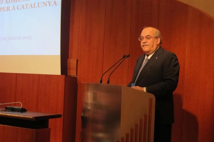 El conseller de Economía Andreu Mas-Colell