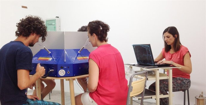 Catadores de olores de una planta de residuos