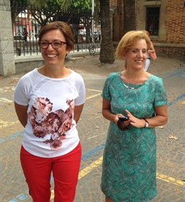 María Gámez y Begoña Medina.