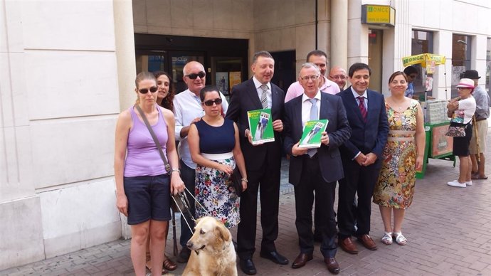 El delegado de la ONCE en Andalucía, Ceuta y Melilla, Cristóbal Martínez.