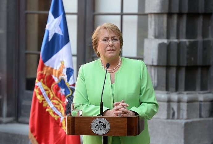 La presidenta de Chile, Michelle Bachelet