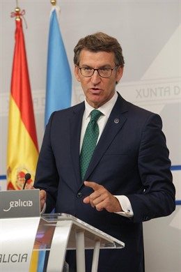 Alberto Núñez Feijóo comparecerá en rolda de prensa para dar conta dos asuntos t