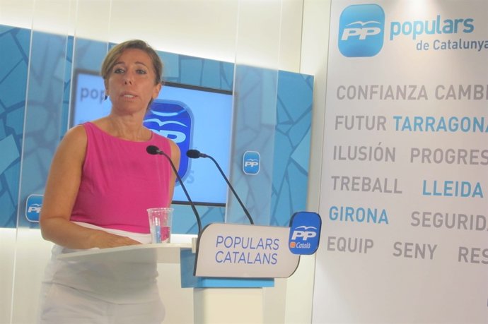 La líder del PP catalán, Alícia Sánchez-Camacho