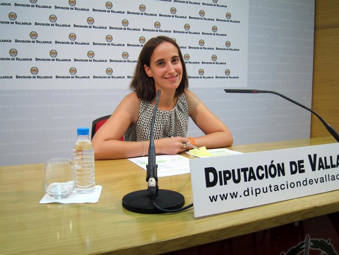 Pilar Vicente, portavoz de C's en la Diputación de Valladolid. 