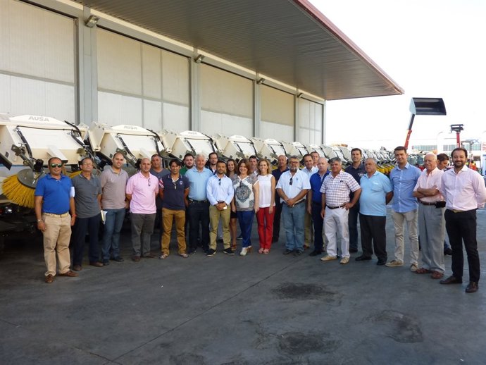 Entega de maquinaria.