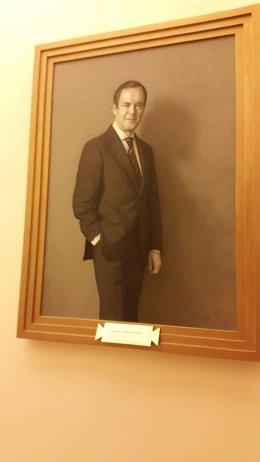 Retrato de José Bono, presidente del Congreso