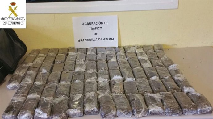 Droga que contenía la bolsa