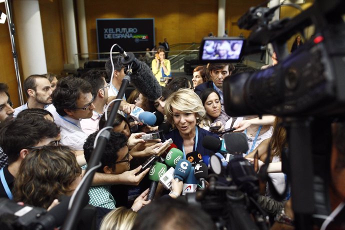 Esperanza Aguirre en la conferencia política del PP 
