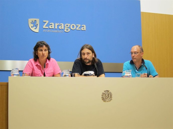 Luisa Broto, Pablo Híjar y Sergio Castells