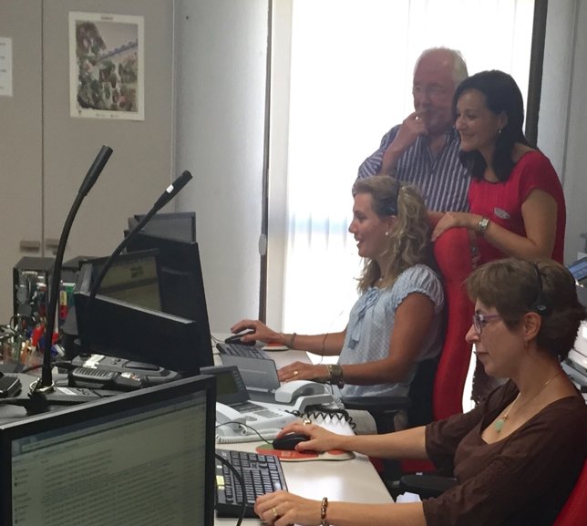 Rafi Crespín visita las instalaciones de Emergencias 112