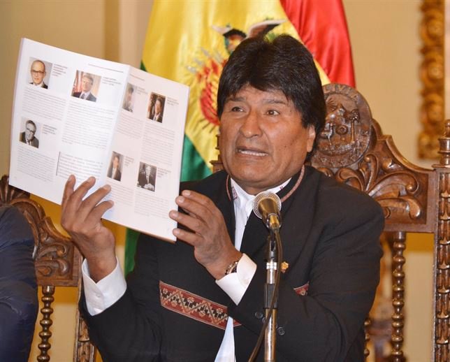 Evo Morales presenta un libro  sobre la causa marítima de Bolivia