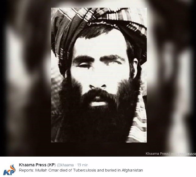 El líder talibán afgano Mullah Mohammad Omar